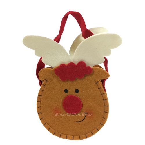 Tragetasche auf Filz Elch 0237b - zum Schließen ins Bild klicken